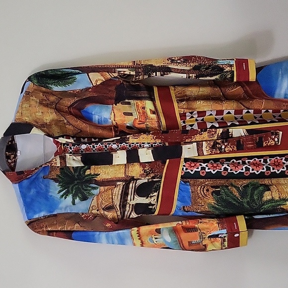 Floral Art Print Dress - Picture 9 of 9